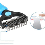 Dubbelzijdige Pet Grooming Borstel