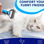 Dubbelzijdige Pet Grooming Borstel